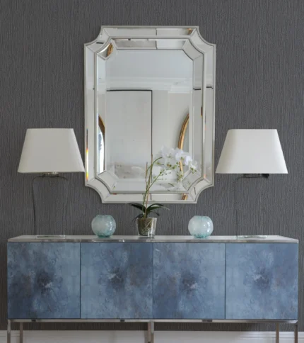 Gray Embossed Wallpaper – Understated Glittering (24111-5)